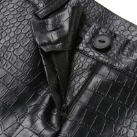 Брюки женские (экокожа) MINAKU: Eco leather цвет черный, р-р 46