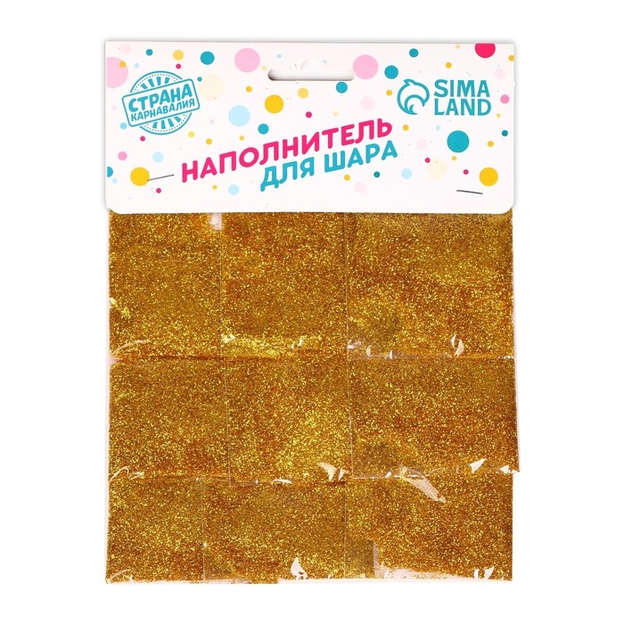 Наполнитель для шара «Круг золотой», 0,3 см, 5 г в пакете, набор 9 шт. Наполнитель для шара «Круг золотой», 0,3 см, 5 г в пакете, набор 9 шт.