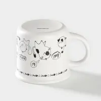 Кружка Доляна &laquo;Тайная жизнь&raquo;, 360 мл, фарфор, белая