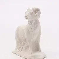 Фигурка декоративная &laquo;Коза на лужайке&raquo;, неокрашенный, 8&times;7&times;4 см, белая