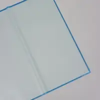 Пленка для цветов, "Полупрозрачная кайма", синяя, 57х57 см