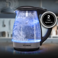 Чайник HYK-G2030 1,7л 2200Вт черный (стекло)