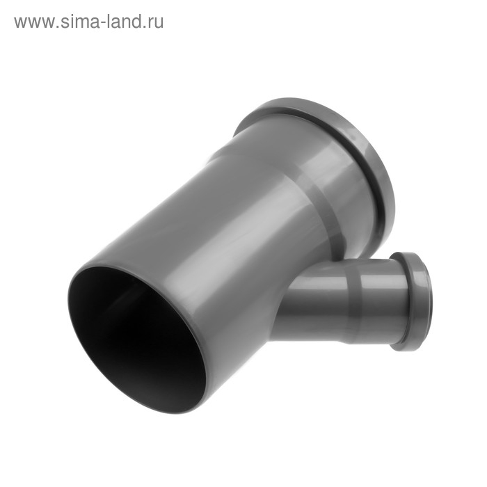 Тройник канализационный FLEXTRON, внутренний, d=110 х 50 мм, 45° Тройник канализационный FLEXTRON, внутренний, d=110 х 50 мм, 45°