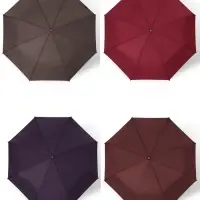 Зонт автоматический &laquo;Однотонный&raquo;, 3 сложения, 8 спиц, R=48/55 см, d=96 см, МИКС