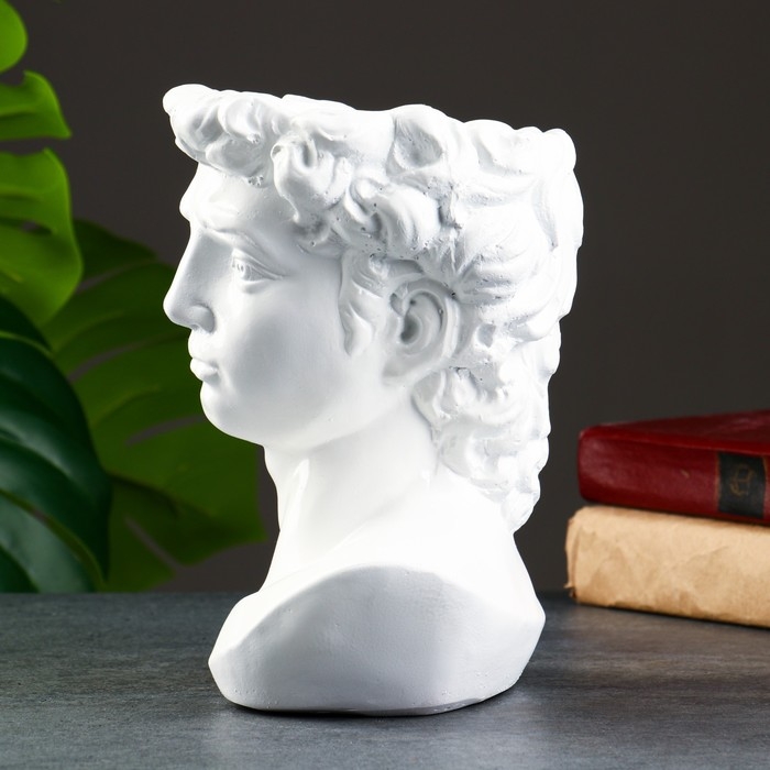 Ваза Ваза "Голова Давида" белая