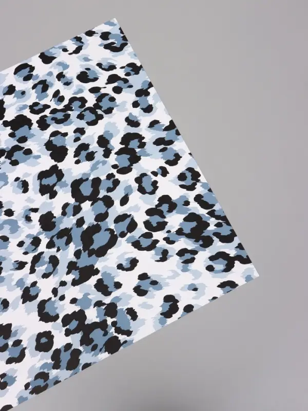 Пленка для цветов, "Эклер", бело-синий, 57х57 см