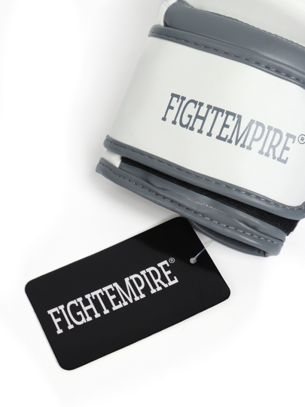 Боксерские перчатки FIGHT EMPIRE, PRIDE, белые, размер 12 oz