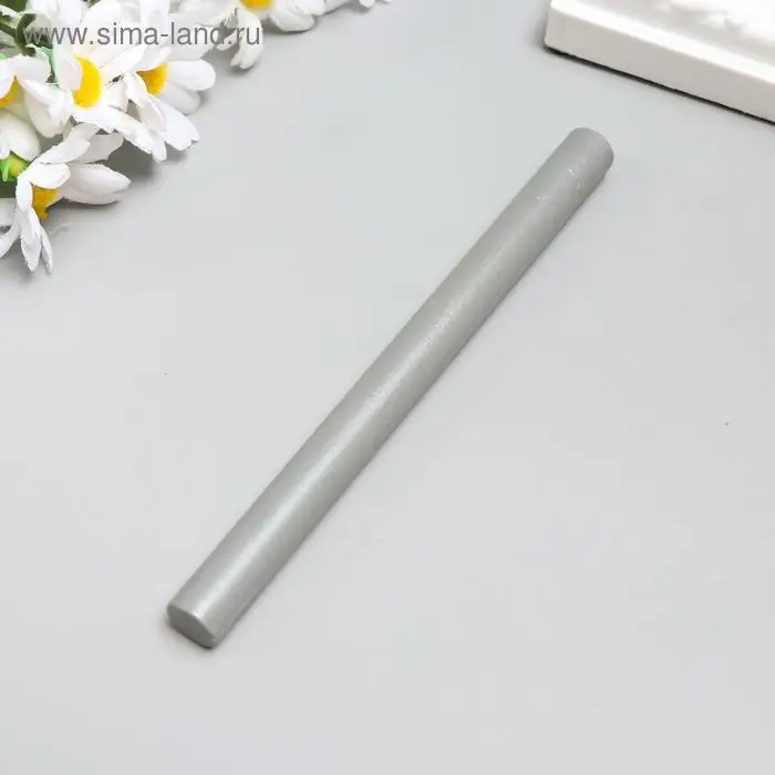 Сургуч для печати стержень  Сургуч для печати стержень "Серый - лёгкая дымка" 13,2х1,1 см