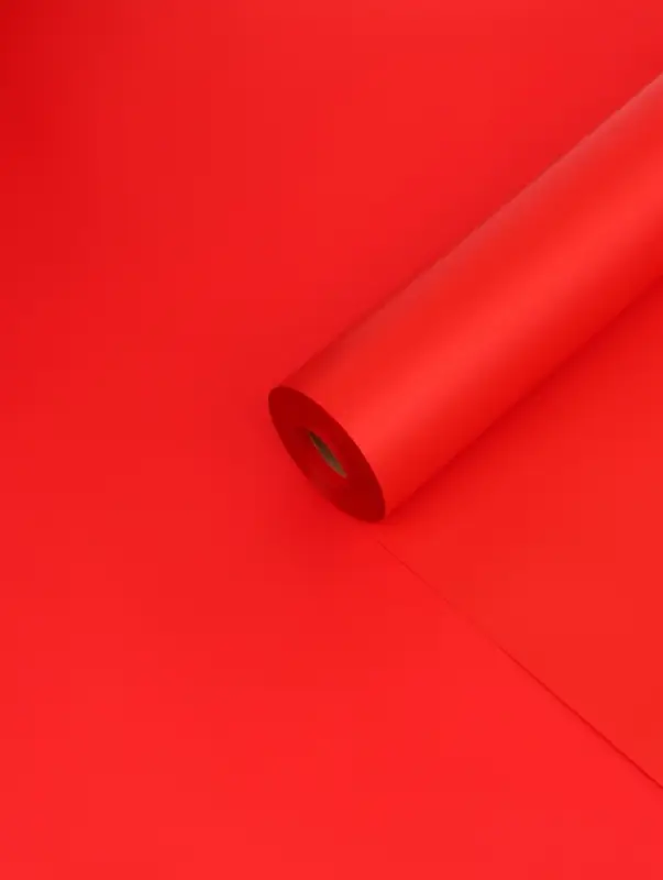 Пленка для цветов тонированная, матовая, клубничный, 0.5&times;30 м&plusmn;5%, 65 мкм