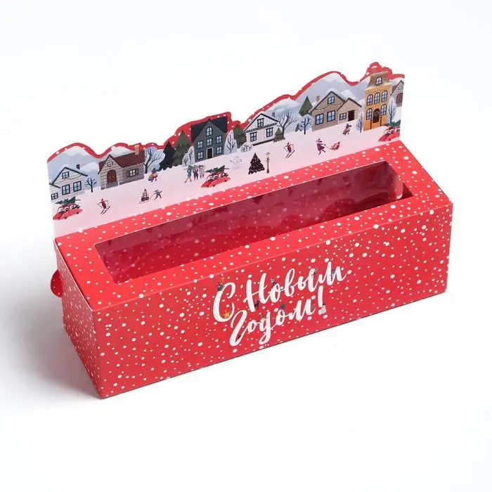 Коробка для макарун Red, 18×5.5×5.5 см Коробка для макарун Red, 18×5.5×5.5 см