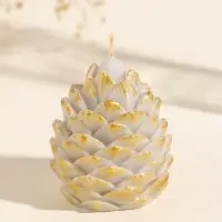 Свеча новогодняя &laquo;Шишка&raquo;, 80&times;60 мм