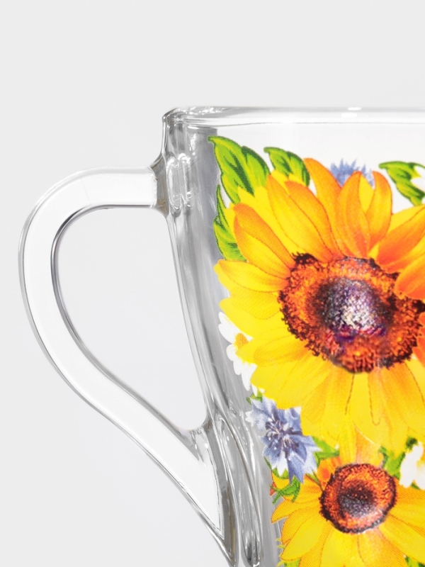 Набор посуды "Подсолнухи" (кружка 250мл.+салатник 250мл.)