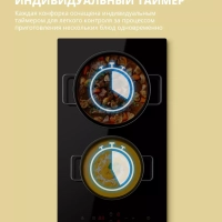 Электрическая варочная панель CEH301, 2 конфорки, boost