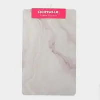 Коврик для дома Доляна &laquo;Мрамор&raquo;, влаговпитывающий, 49&times;79 см, розовый