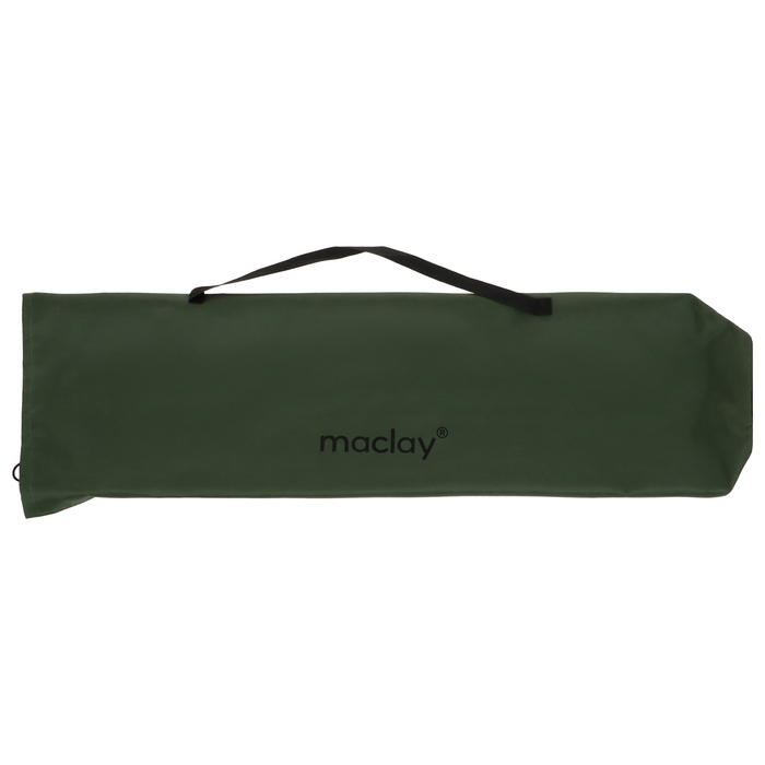 Раскладушка maclay, складная, 184 х 59 х 40 см, до 120 кг, цвет зелёный Раскладушка maclay, складная, 184 х 59 х 40 см, до 120 кг, цвет зелёный
