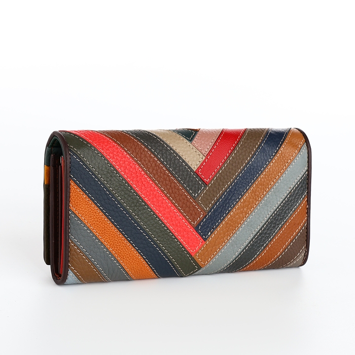 Кошелёк женский на магнитах, цвет разноцветный
