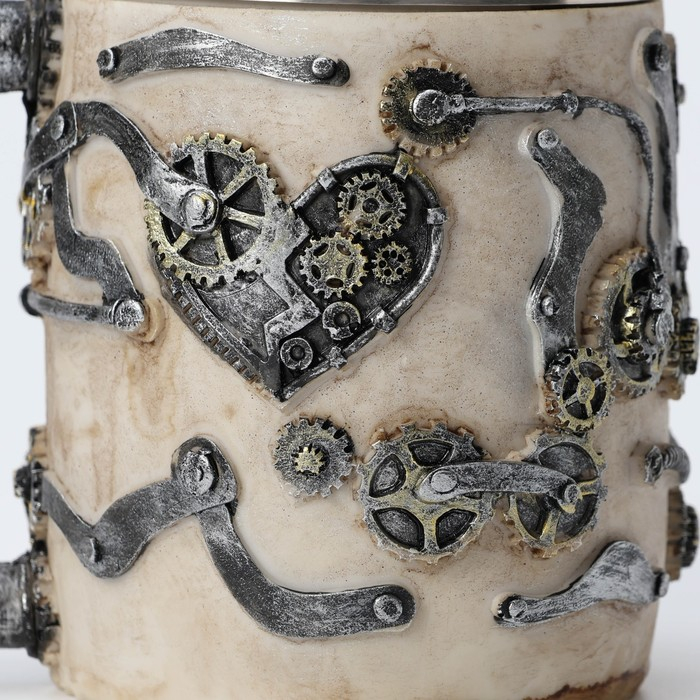 Кружка «Череп», 400 мл, цвет бежевый Кружка «Череп», 400 мл, цвет бежевый