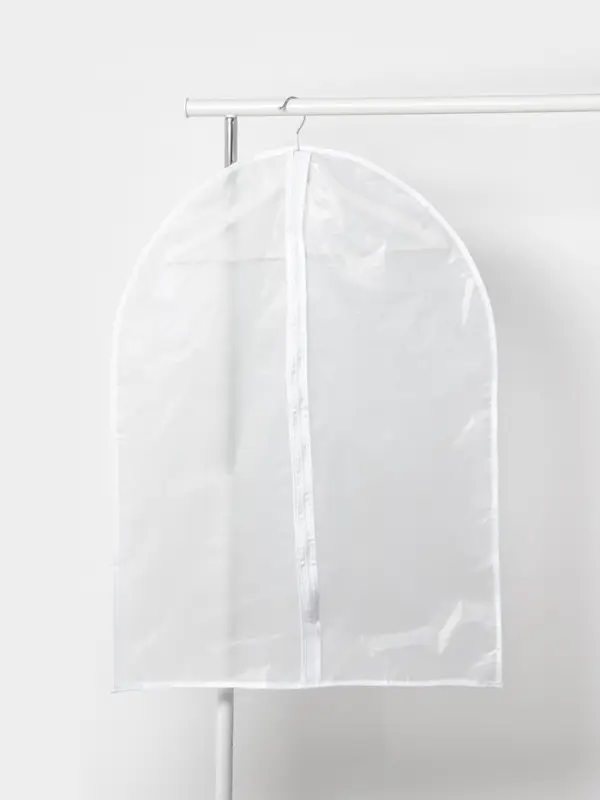 Чехол для одежды Доляна, плотный, 60&times;80 см, цвет белый