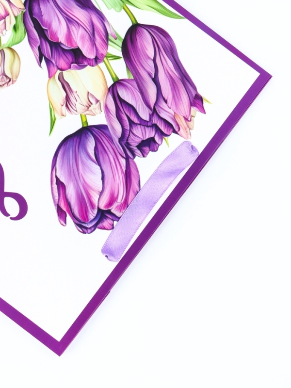 Пакет подарочный ламинированный вертикальный «Праздничный микс», M 26 × 32 × 12 см