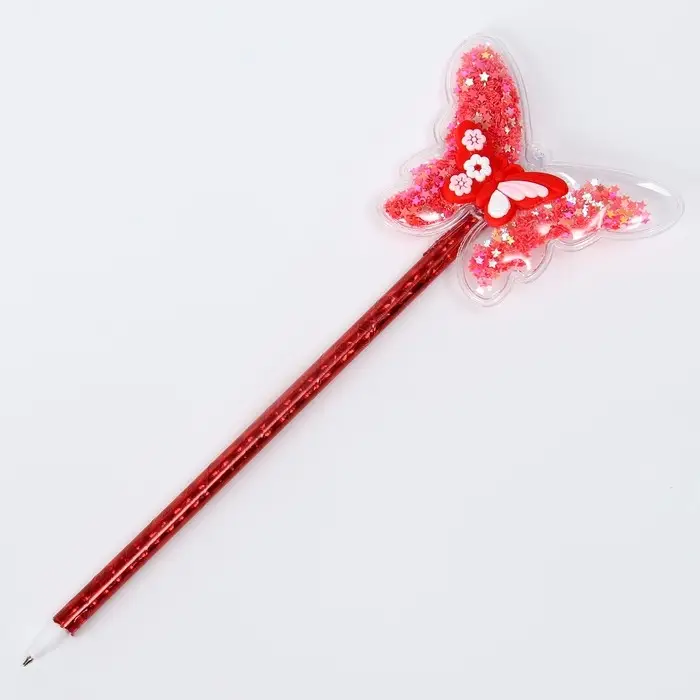 Ручка «Бабочка», синие чернила, МИКС