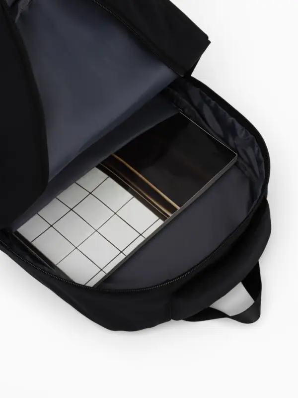 Рюкзак, 27*13*38,5 см, 2 отд 3н/карм, Комби, Водонепрон. дно, черный