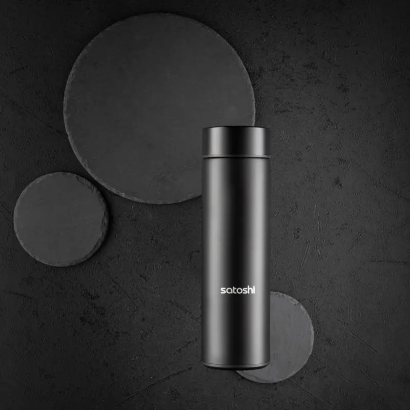 SATOSHI Термос-кружка с датчиком температуры 450мл, нерж.сталь