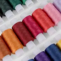 Нитки, набор 30 шт., 200 м, 40/2, разноцветные