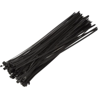 Хомут стяжка нейлоновая Topfort 8х500 (7,6х500 мм) чёрный 100 шт/уп