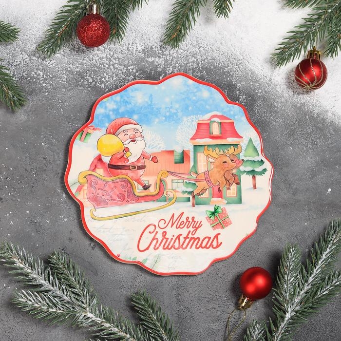 Подставка под горячее Доляна «Зимний праздник», 18×17,4 см Подставка под горячее Доляна «Зимний праздник», 18×17,4 см