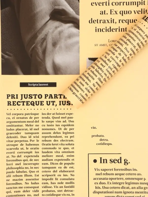 Плёнка флористическая &laquo;Газета любви&raquo;, персиковый, 65 мкм, 50&times;57&plusmn;1 см