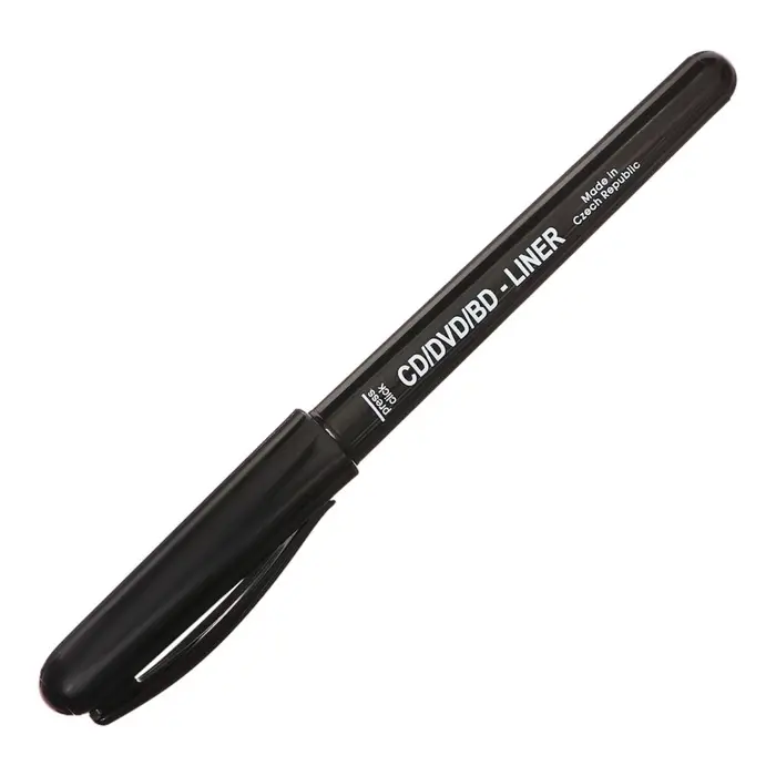 Маркер для CD/DVD, Centropen 4616, диаметр узла 1.2 мм, линия письма 0.6 мм, чёрный