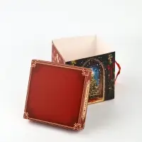 Коробки подарочные, набор 3 шт. &laquo;С новым годом&raquo;, 15&times;15&times;15 см