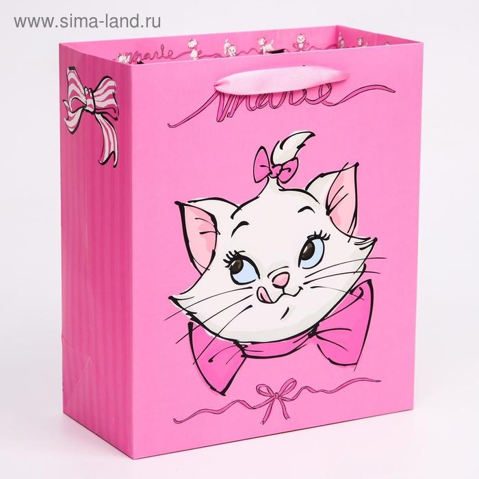 Пакет ламинированный вертикальный, 23 х 27 х 11,5 см Пакет ламинированный вертикальный, 23 х 27 х 11,5 см "Marie", Коты аристократы
