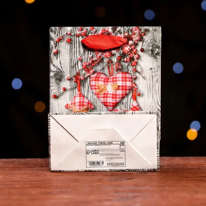 Пакет ламинированный «Праздничные забавы» 11.5×14.5×6 см