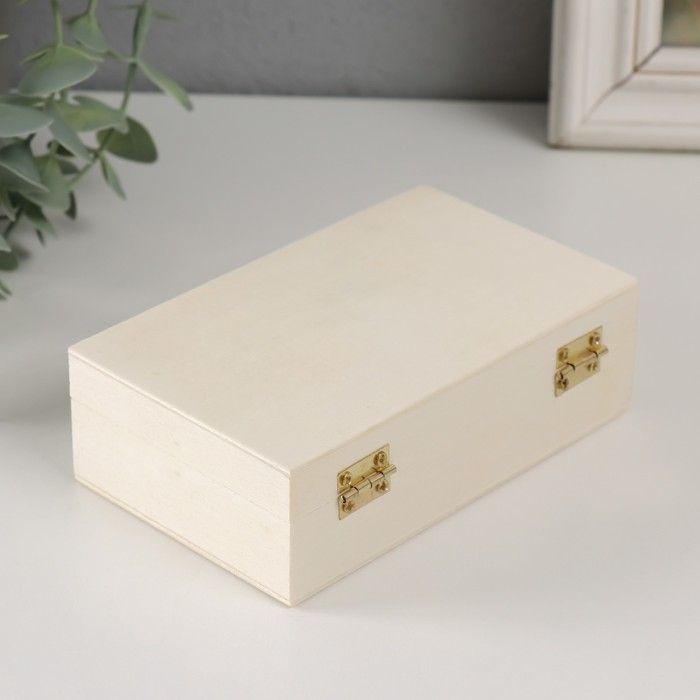 Шкатулка дерево под роспись Шкатулка дерево под роспись "Прямоугольная" замок накидной 13х8х4 см