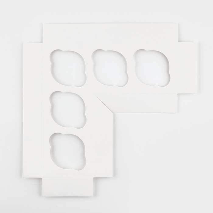 Коробка для капкейков и бенто-торта «Счастья в Новом году», венок 25 х 25 х 10 см