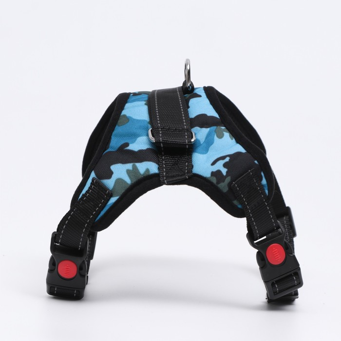 Шлейка К7 мягкая светоотражающая, размер L, ОГ 64-86 см, вес 18- 27,5 кг, голубая хаки Шлейка К7 мягкая светоотражающая, размер L, ОГ 64-86 см, вес 18- 27,5 кг, голубая хаки