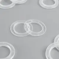 Люверсы для штор, d=4/6.5 см, 10 шт., прозрачные