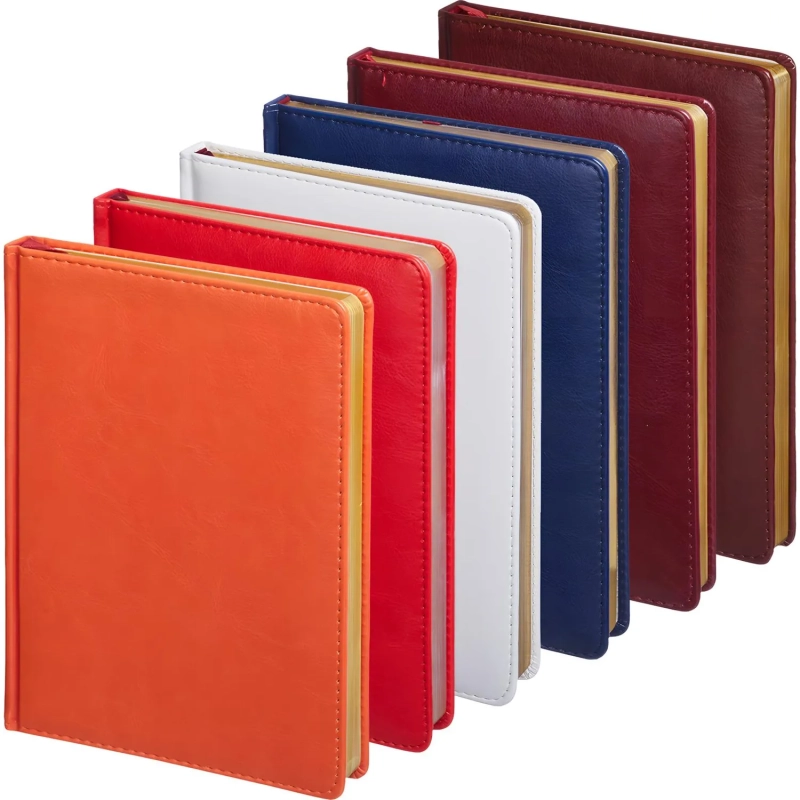 Ежедневник недатированный А5, Sidney Nebraska бордовый, 136 л. 3-128/01