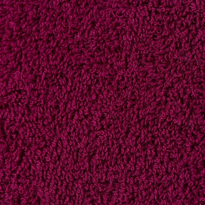 Набор полотенец махровых без бордюр 440 г/м2, 50х90 винный, 5шт