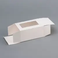 Коробка складная с окном 16×10×8 см