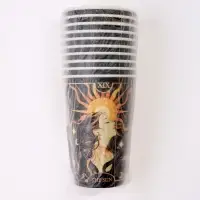 Стакан одноразовый бумажный для кофе &laquo;Таро Солнце&raquo;, 400 мл