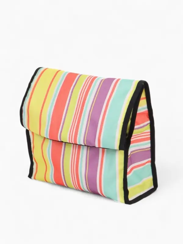 Сумка тележка хозяйственная, складная, на липучке, 2 колеса, наружный карман, 32&times;13&times;52 см, разноцветная