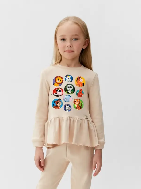 Термонаклейка &laquo;Зверята&raquo;, 17.8&times;19.7 см, 10 дизайнов