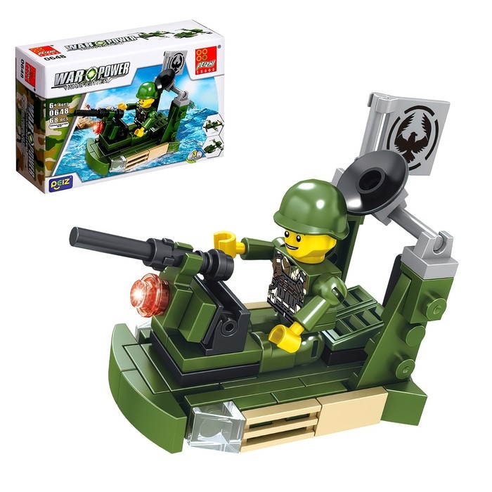 Конструктор 4 в 1 Военные &laquo;Армия&raquo;, 4 вида МИКС