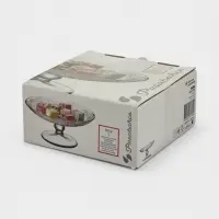 Подставка для торта Paşabah&ccedil;e &laquo;Лейси&raquo;, d=16 см, стекло, прозрачный