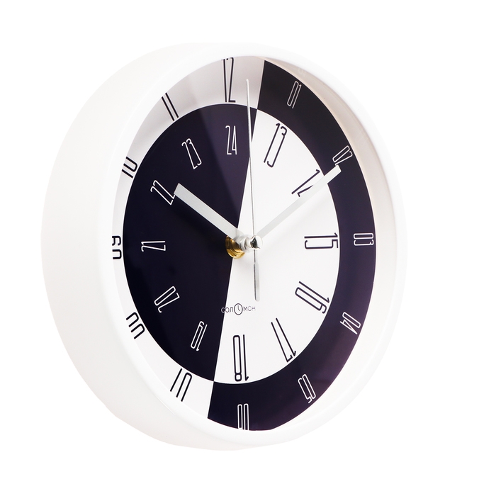 Часы настенные, d-20 см, интерьерные, бесшумные Часы настенные, d-20 см, интерьерные, бесшумные