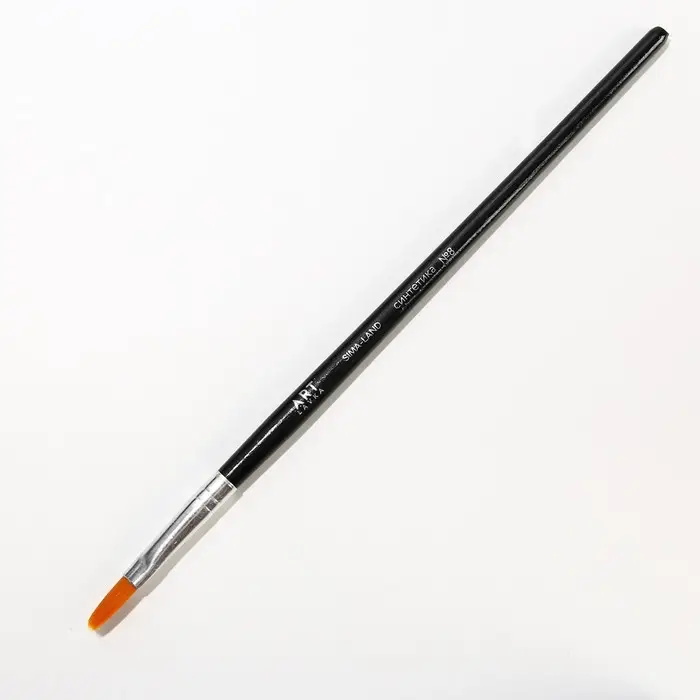 Кисть для рисования Синтетика Плоская № 8 (ширина обоймы 6 мм; длина ворса 14 мм) Кисть для рисования Синтетика Плоская № 8 (ширина обоймы 6 мм; длина ворса 14 мм)