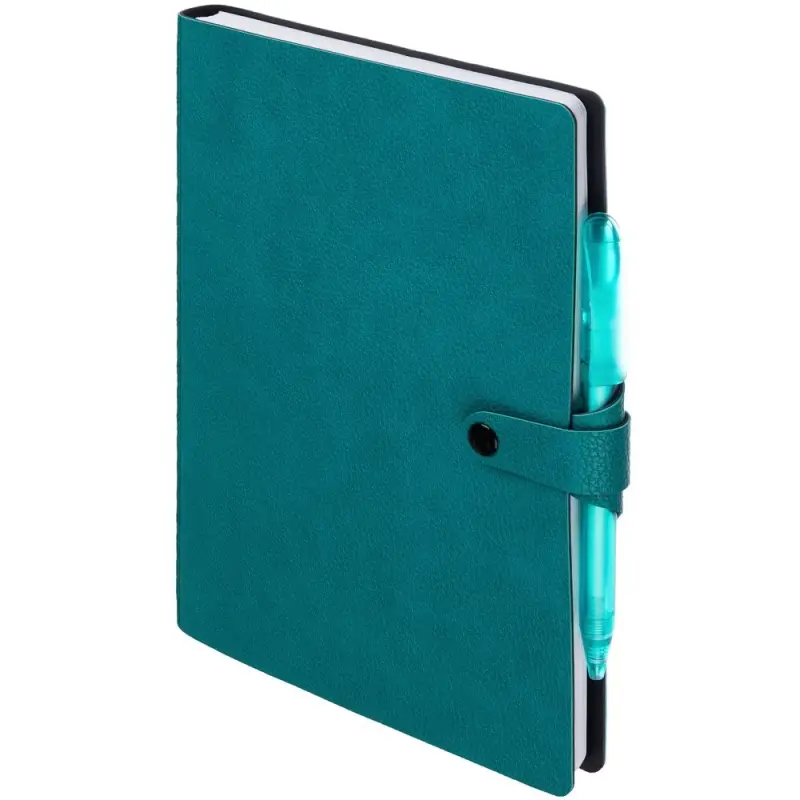 Ежедневник Strep Front на заказ, недатированный, бирюзовый Ежедневник Strep Front на заказ, недатированный, бирюзовый