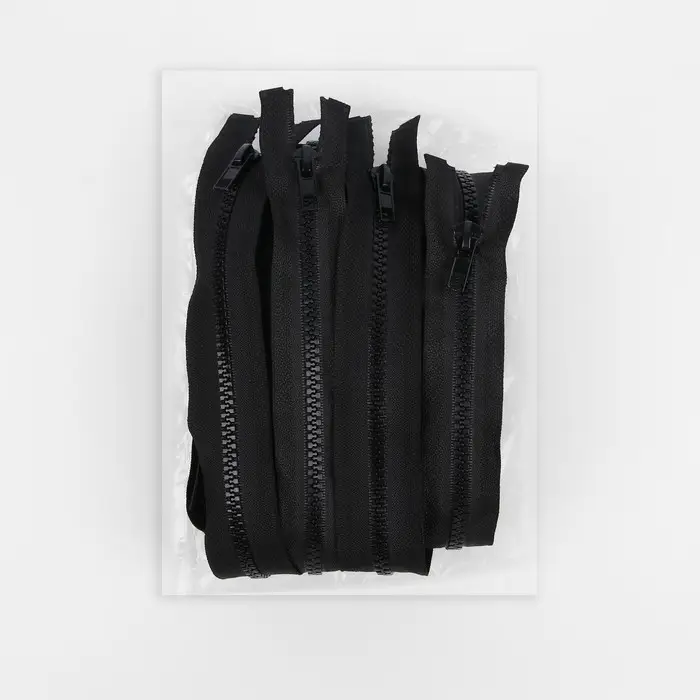 Молния «Трактор», №5, разъёмная, замок автомат, 70 см, чёрная Молния «Трактор», №5, разъёмная, замок автомат, 70 см, чёрная